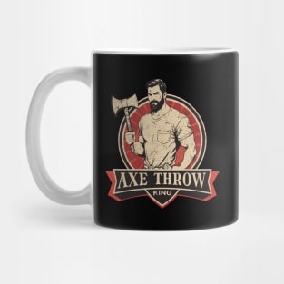 Vintage Axe Throwing manly Gift Mug